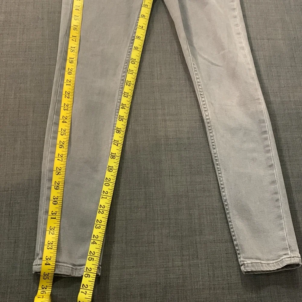Sézane Jeans The Perfect 7/8 Slim Skinny Grey Gray 24 Denim Casual Ankle Length